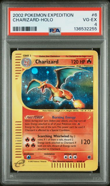 Charizard #6 - [Graded PSA 4] Expedition (EX)