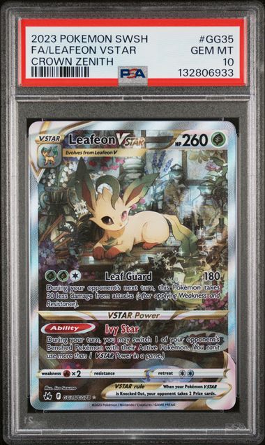 Leafeon VSTAR #GG35 - [Graded PSA 10] Crown Zenith: Galarian Gallery (CRZ:GG)