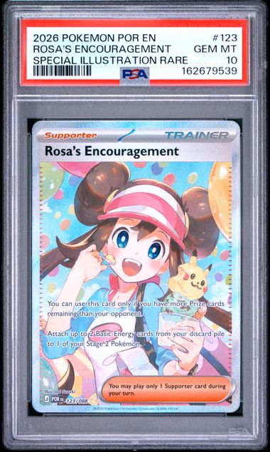 Rosa's Encouragement #123 - [Graded PSA 10] ME03: Perfect Order (POR)
