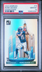 Rome Odunze 2024 Panini Donruss Downtown! #15 - [PSA Graded 10] - Front