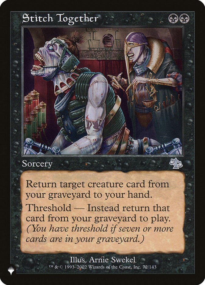 Stitch Together (JUD-72) - The List (PLST)