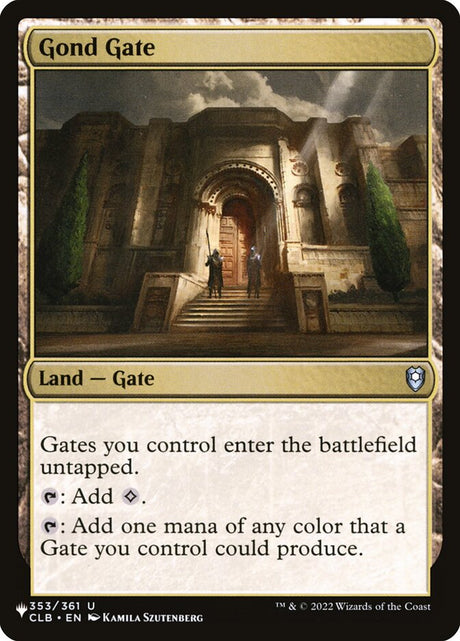 Gond Gate (CLB-353) - The List (PLST)