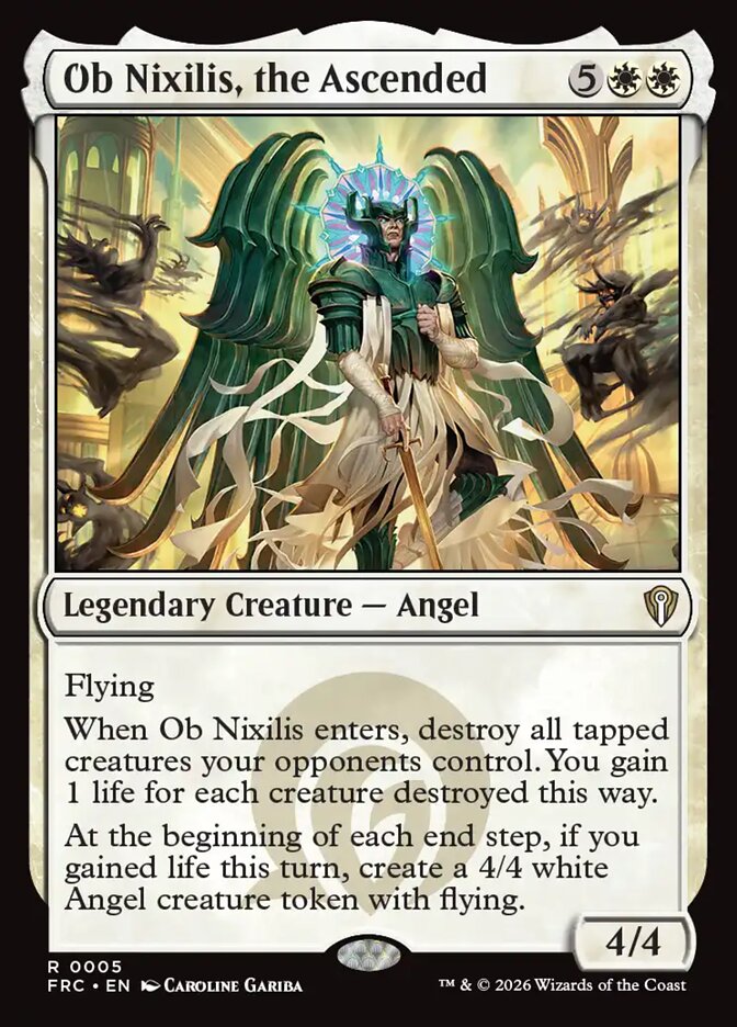 Ob Nixilis, the Ascended (5) - Reality Fracture Commander (FRC)