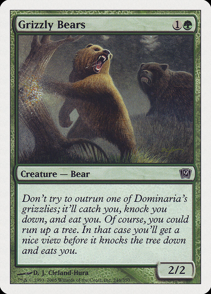 Grizzly Bears (246) - Ninth Edition (9ED)