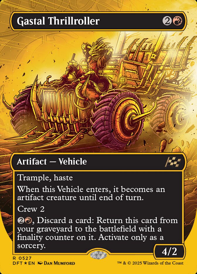 Gastal Thrillroller - [First Place Foil, Borderless] Aetherdrift (DFT)