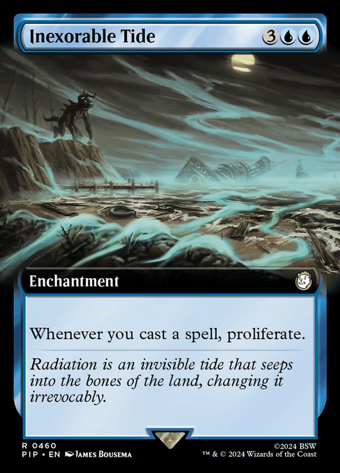 Inexorable Tide - [Foil, Extended Art] Fallout (PIP)