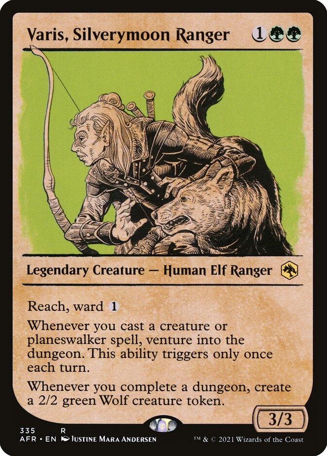 Varis, Silverymoon Ranger (335) - Adventures in the Forgotten Realms (AFR)