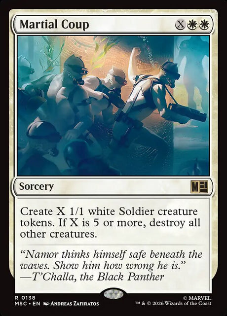 Martial Coup (138) - Marvel Super Heroes Commander (MSC)