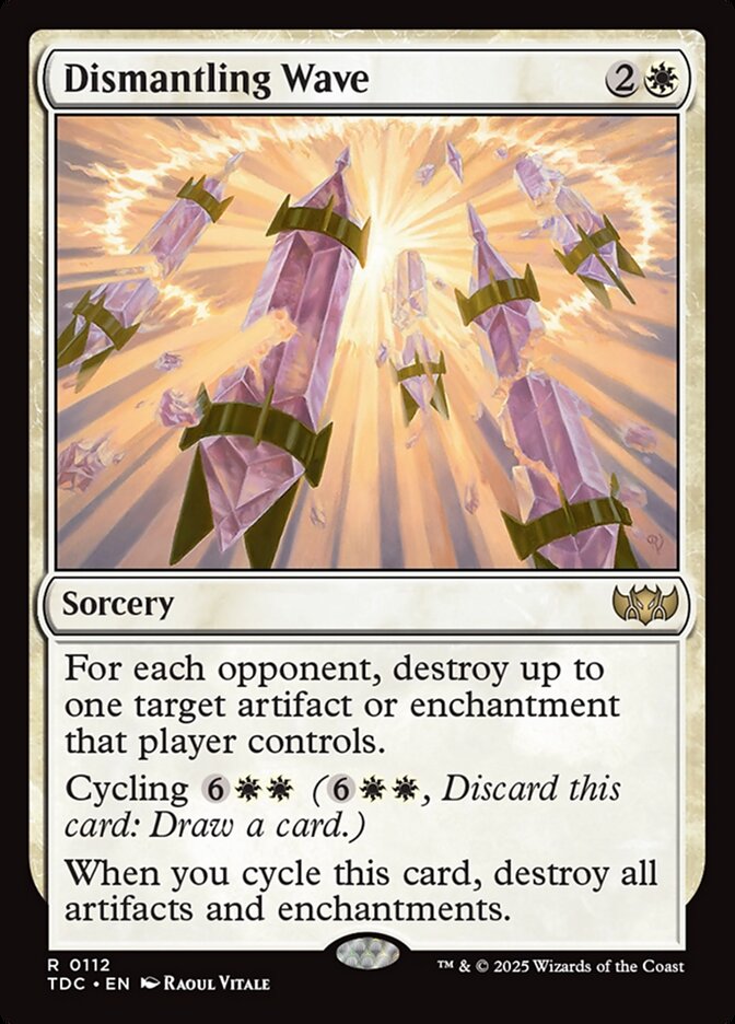 Dismantling Wave (112) - Tarkir: Dragonstorm Commander (TDC)