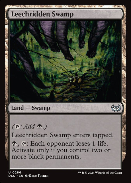 Leechridden Swamp (286) - Duskmourn: House of Horror Commander (DSC)
