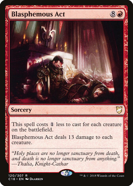 Blasphemous Act (120) - Commander 2018 (C18)