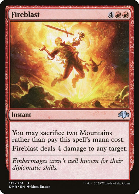 Fireblast (119) - Dominaria Remastered (DMR)