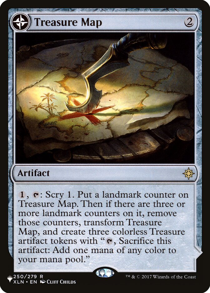Treasure Map // Treasure Cove (XLN-250) - The List (PLST)