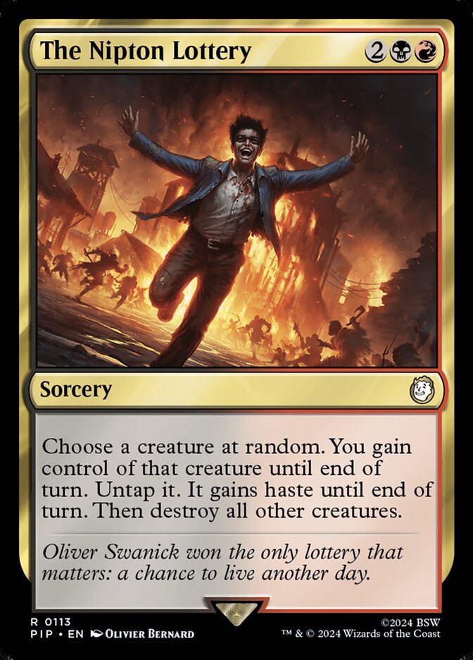 The Nipton Lottery - [Foil] Fallout (PIP)