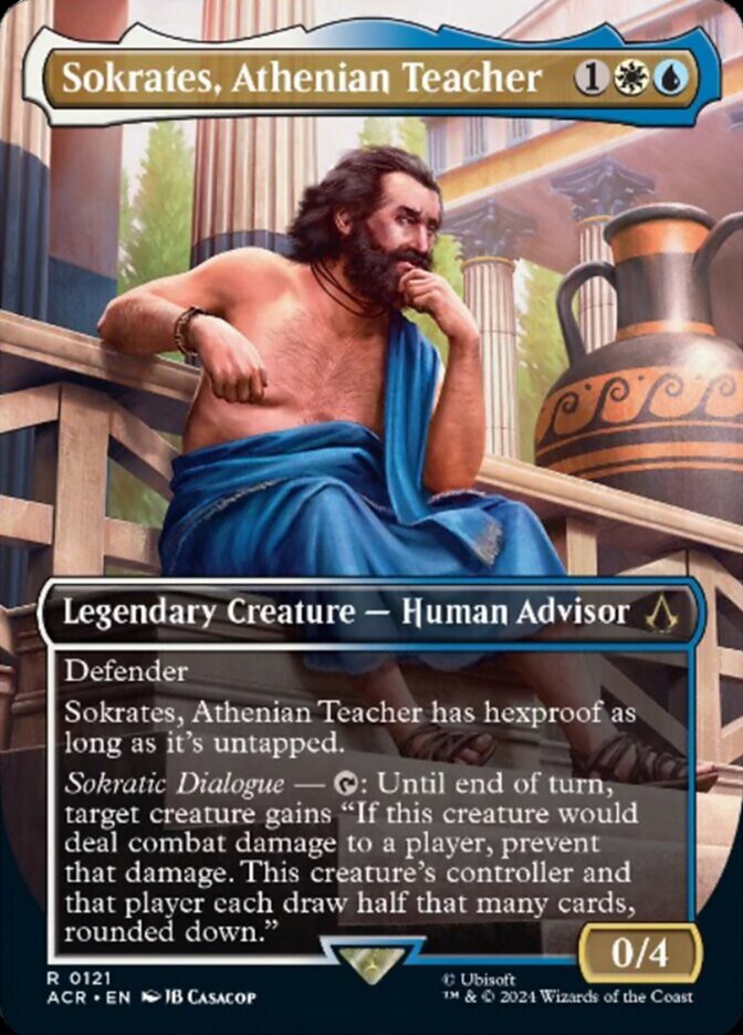 Sokrates, Athenian Teacher - [Foil, Borderless] Assassin's Creed (ACR)