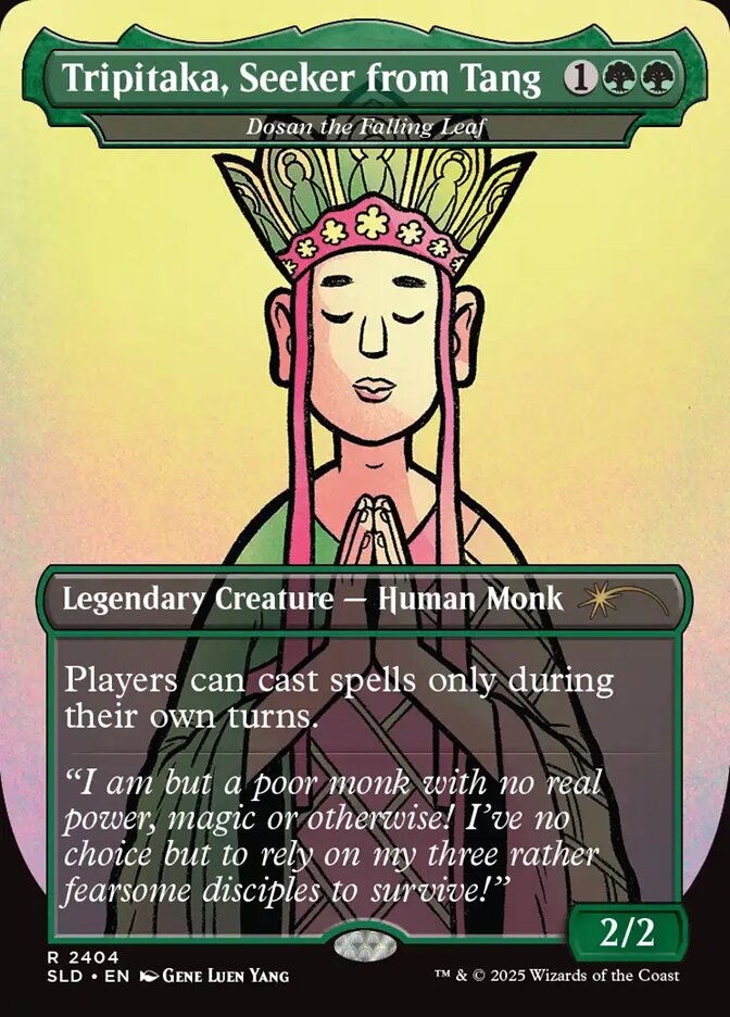 Tripitaka, Seeker from Tang - Dosan the Falling Leaf (2404) - Secret Lair Drop (SLD)