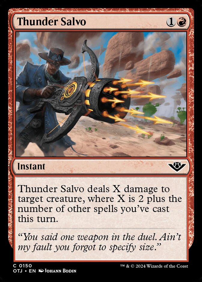 Thunder Salvo (150) - Outlaws of Thunder Junction (OTJ)