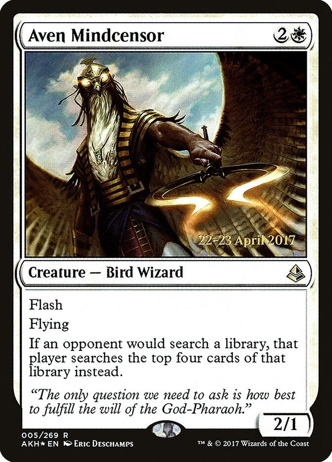Aven Mindcensor (5s) - Amonkhet Promos (PAKH)