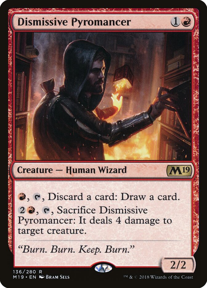 Dismissive Pyromancer (136) - Core Set 2019 (M19)