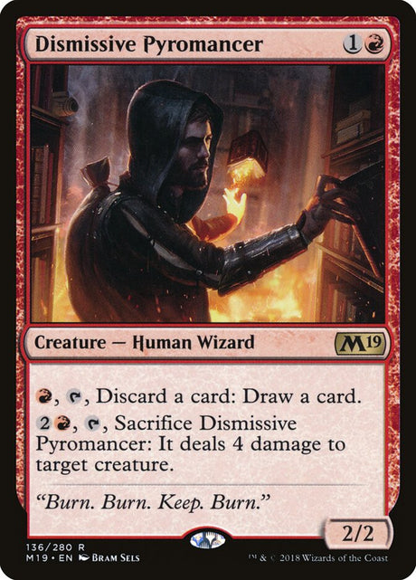 Dismissive Pyromancer (136) - Core Set 2019 (M19)