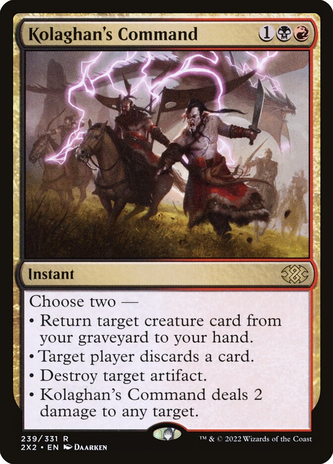 Kolaghan's Command (239) - Double Masters 2022 (2X2)