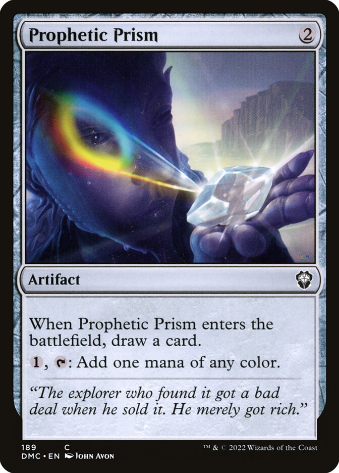 Prophetic Prism (189) - Dominaria United Commander (DMC)
