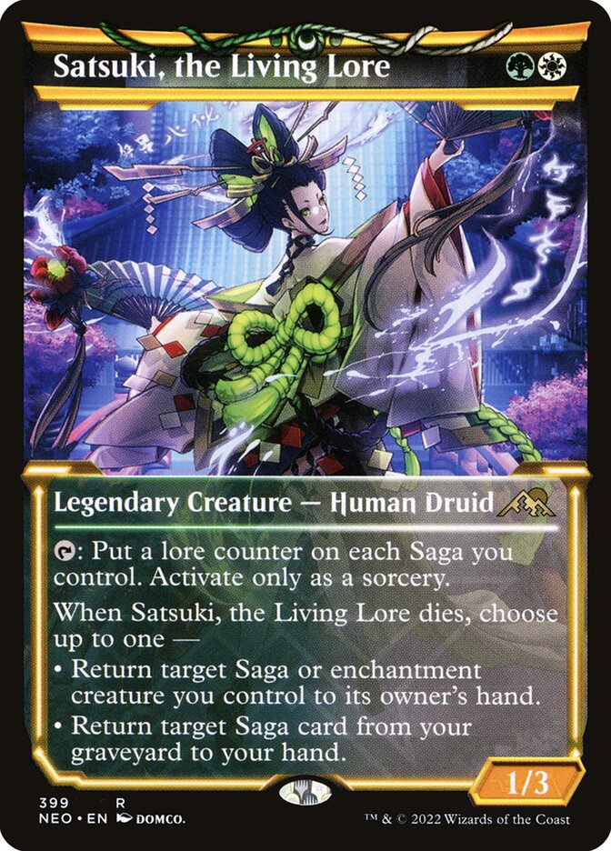 Satsuki, the Living Lore (399) - Kamigawa: Neon Dynasty (NEO)