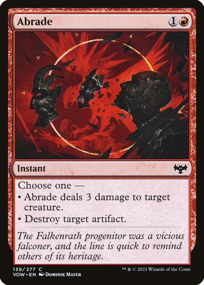 Abrade (139) - Innistrad: Crimson Vow (VOW)