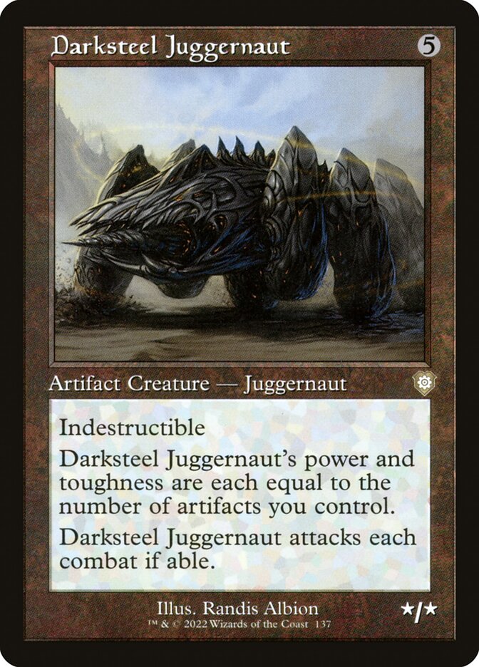 Darksteel Juggernaut (137) - The Brothers' War Commander (BRC)