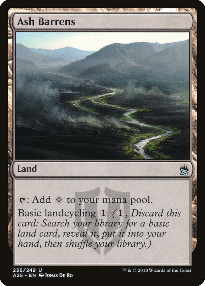 Ash Barrens (236) - Masters 25 (A25)