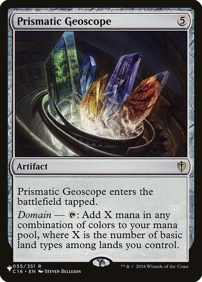 Prismatic Geoscope (C16-55) - The List (PLST)