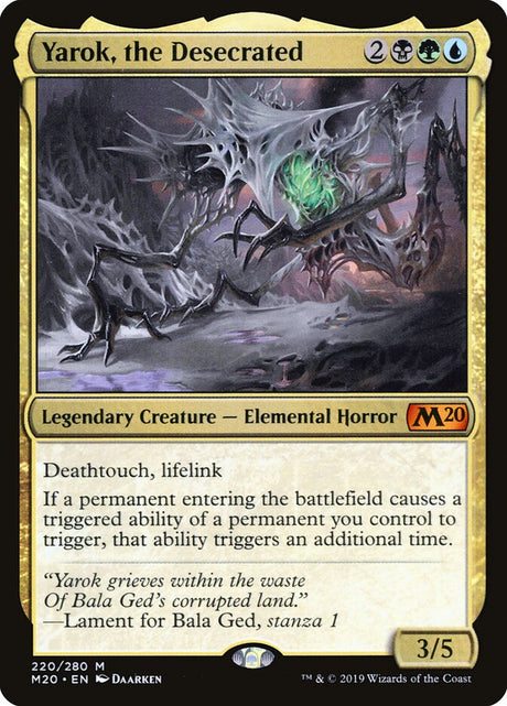 Yarok, the Desecrated (220) - Core Set 2020 (M20)