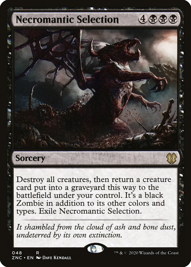 Necromantic Selection (48) - Zendikar Rising Commander (ZNC)