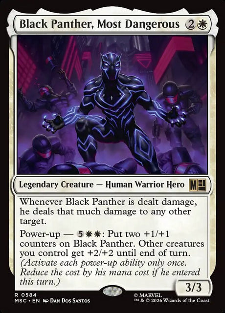 Black Panther, Most Dangerous (584) - Marvel Super Heroes Commander (MSC)