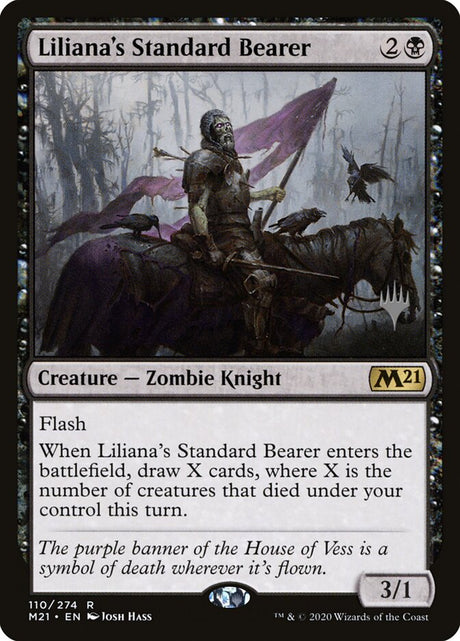 Liliana's Standard Bearer (110p) - Core Set 2021 Promos (PM21)