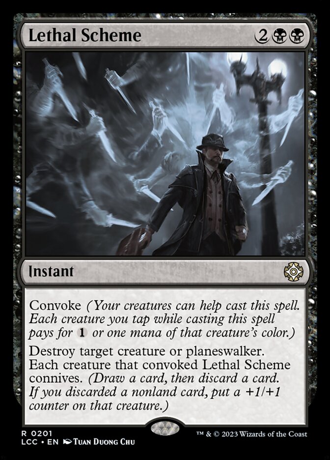 Lethal Scheme (201) - The Lost Caverns of Ixalan Commander (LCC)