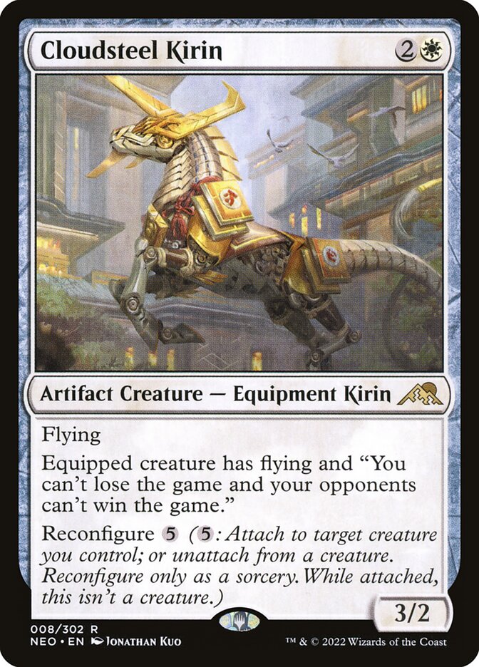 Cloudsteel Kirin (8) - Kamigawa: Neon Dynasty (NEO)