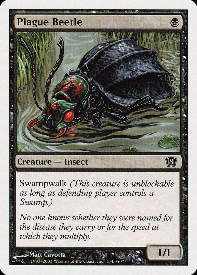 Plague Beetle (154) - Eighth Edition (8ED)