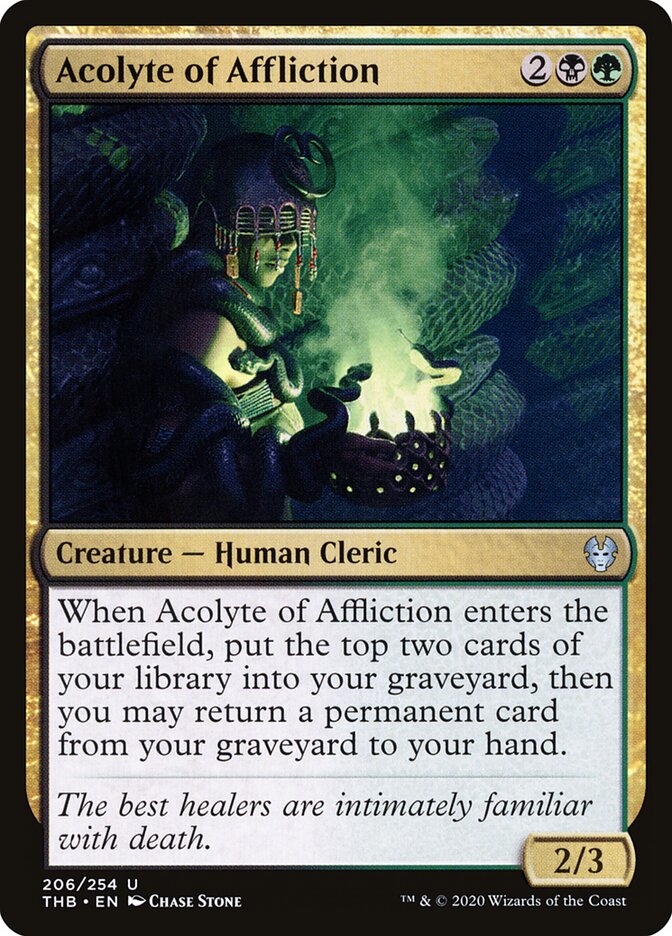 Acolyte of Affliction (206) - Theros Beyond Death (THB)