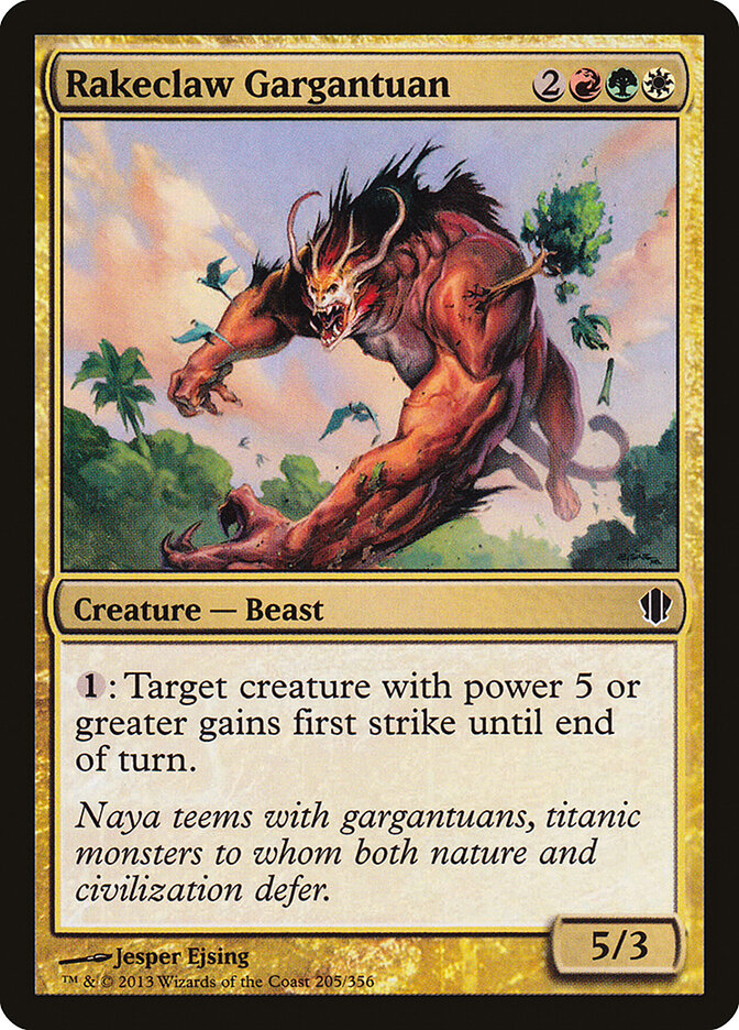Rakeclaw Gargantuan (205) - Commander 2013 (C13)