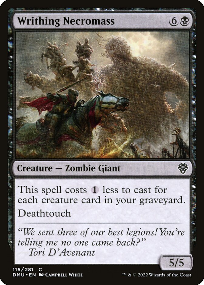 Writhing Necromass (115) - Dominaria United (DMU)