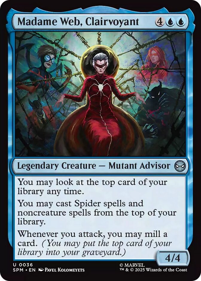 Madame Web, Clairvoyant (36) - [Foil] Marvel's Spider-Man (SPM)
