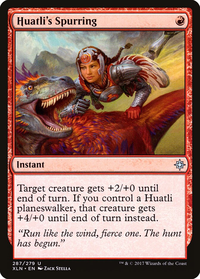 Huatli's Spurring (287) - Ixalan (XLN)