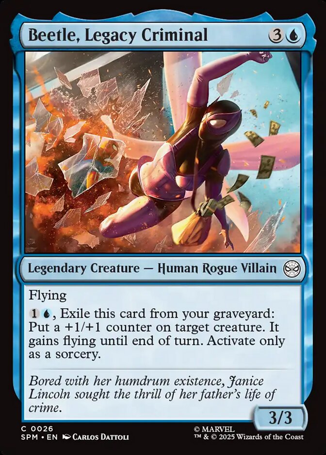 Beetle, Legacy Criminal (26) - [Foil] Marvel's Spider-Man (SPM)