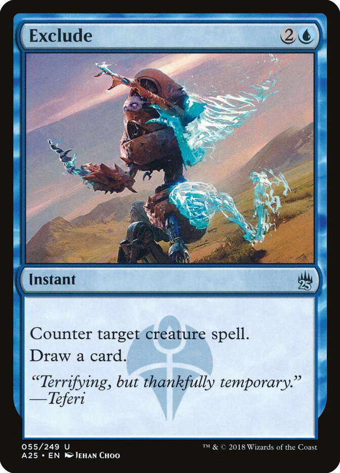 Exclude (55) - Masters 25 (A25)