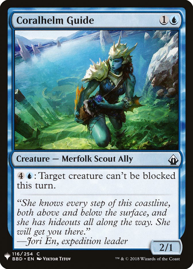 Coralhelm Guide - The List (PLST)