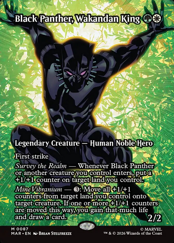Black Panther, Wakandan King (87) - Marvel Universe (MAR)