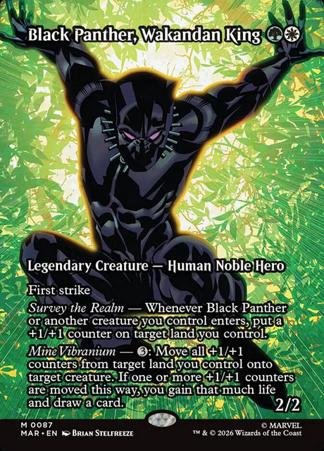 Black Panther, Wakandan King (87) - Marvel Universe (MAR)