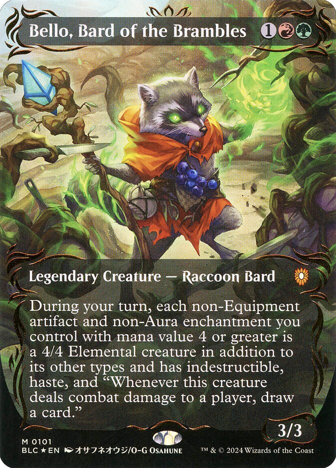 Bello, Bard of the Brambles (101) - Bloomburrow Commander (BLC)