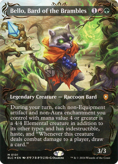 Bello, Bard of the Brambles (101) - Bloomburrow Commander (BLC)